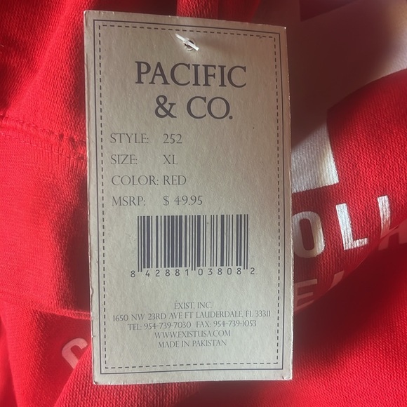 Ocean Patrol Seaside Heights NJ Red Hoodie Jersey Shore - Picture 9 of 9